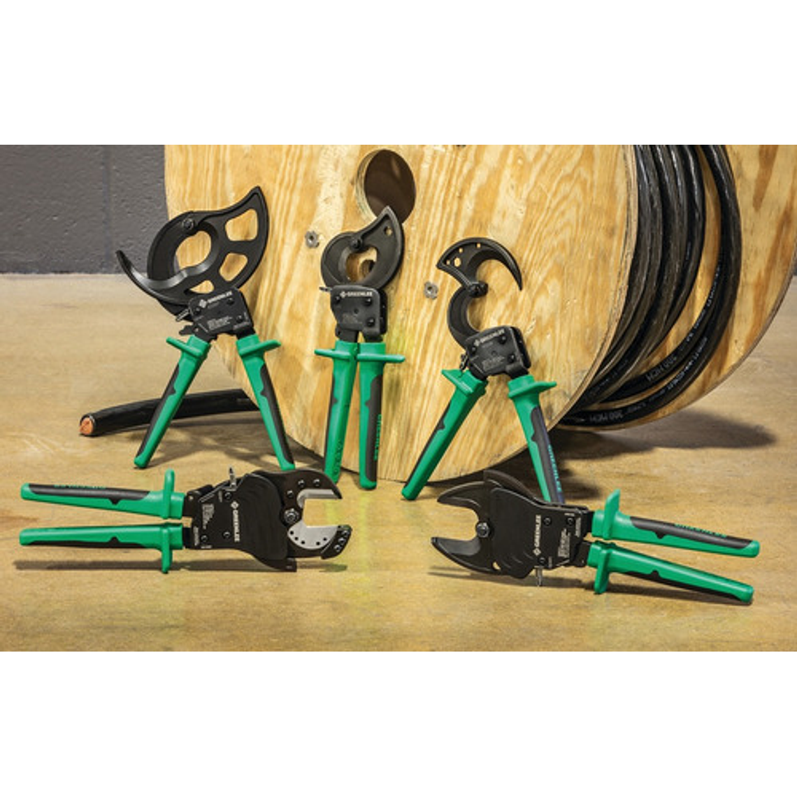 Cortacables Greenlee Chicharra 750 MCM - Herramienta Profesional para Cables Pesados 3
