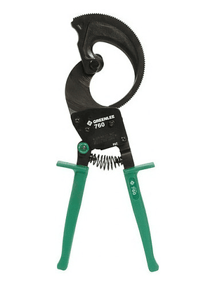 Corta Cables Profesional Greenlee 1000mcm con Chicharra para Cobre y Aluminio