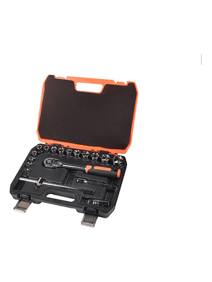 Juego de Dados 1/2'' 17 piezas SAE 5/16'' a 1'' Acero CRV Smart-Tools