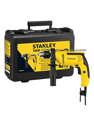 Taladro Percutor Stanley SDH700K-B2C 700W con Maletín - Potente y Compacto