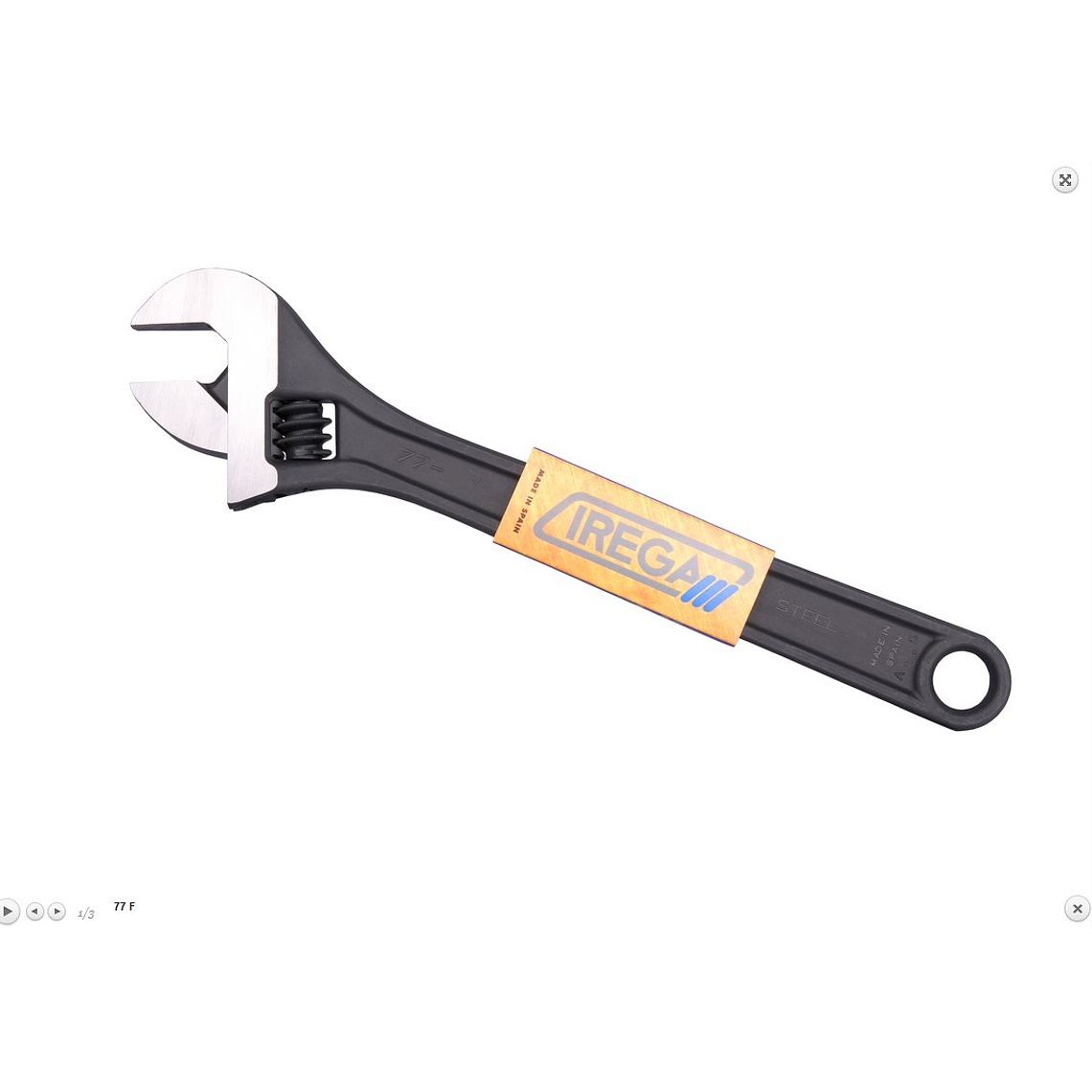 Llave Francesa Pavonada Irega 12