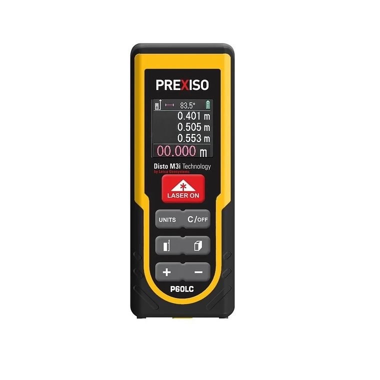 Medidor Láser Profesional PREXISO P60LC 60 mts - Medición Precisa de Área, Volumen y Distancia 1