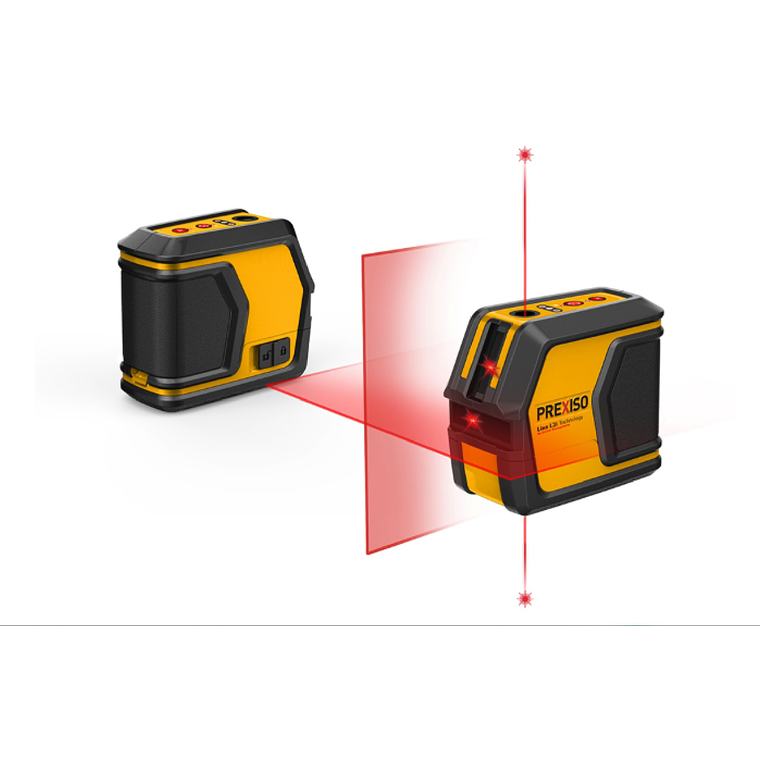 Nivel Láser Cruzado con Plomada PREXISO P2LC15 + Maleta y Soporte Magnético 2