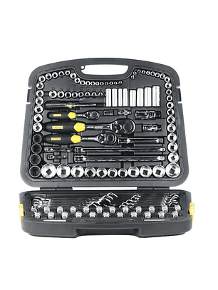 Juego de Herramientas Stanley 120 Piezas para Mecánicos - Profesional y Completo
