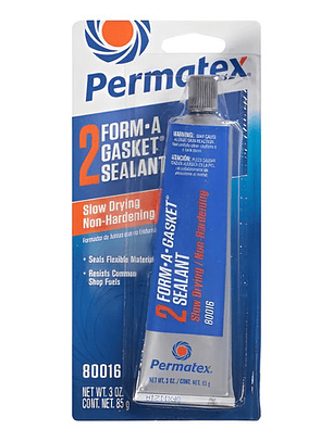 Sellador Permatex Form-a-Gasket #2b Tubo 85gr – Reemplazo de Empaques para Motor