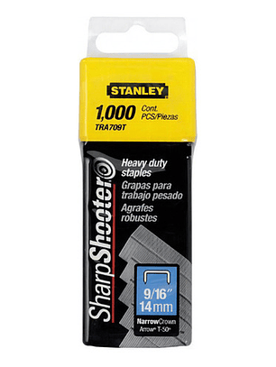 Grapas Stanley 9/16 (14 mm) para Grapadora TR150 y TR250 - Alta Durabilidad