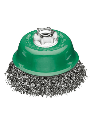 Cepillo de Copa Cónico de Acero Inoxidable M14 3