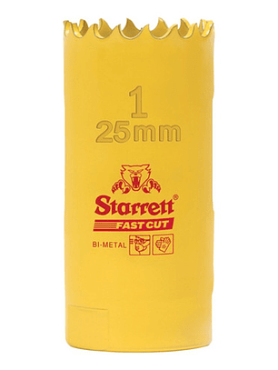 Sierra Copa Starrett 25mm de Acero - Corte Preciso y Duradero