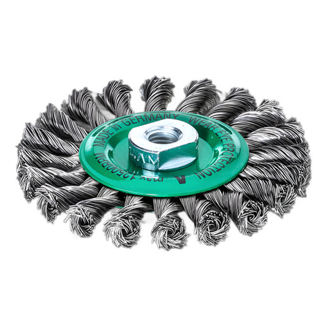 Cepillo Circular de Alambre Inoxidable 4.5