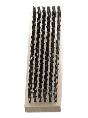 Cepillo Escobilla de Acero Lessmann 6x10 sin Mango - Limpieza y Desbaste Profesional