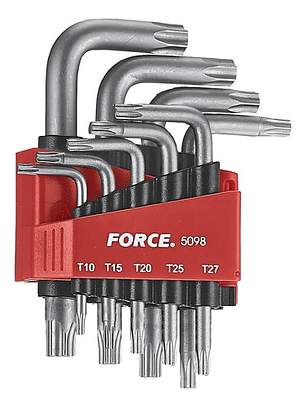Juego de Llaves Torx Force T10-T50 9 Piezas - Alta Precisión y Durabilidad