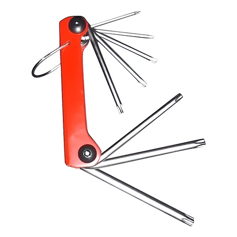 Juego de llaves TORX perforadas Force 5083TF – 8 piezas de acero resistente 1