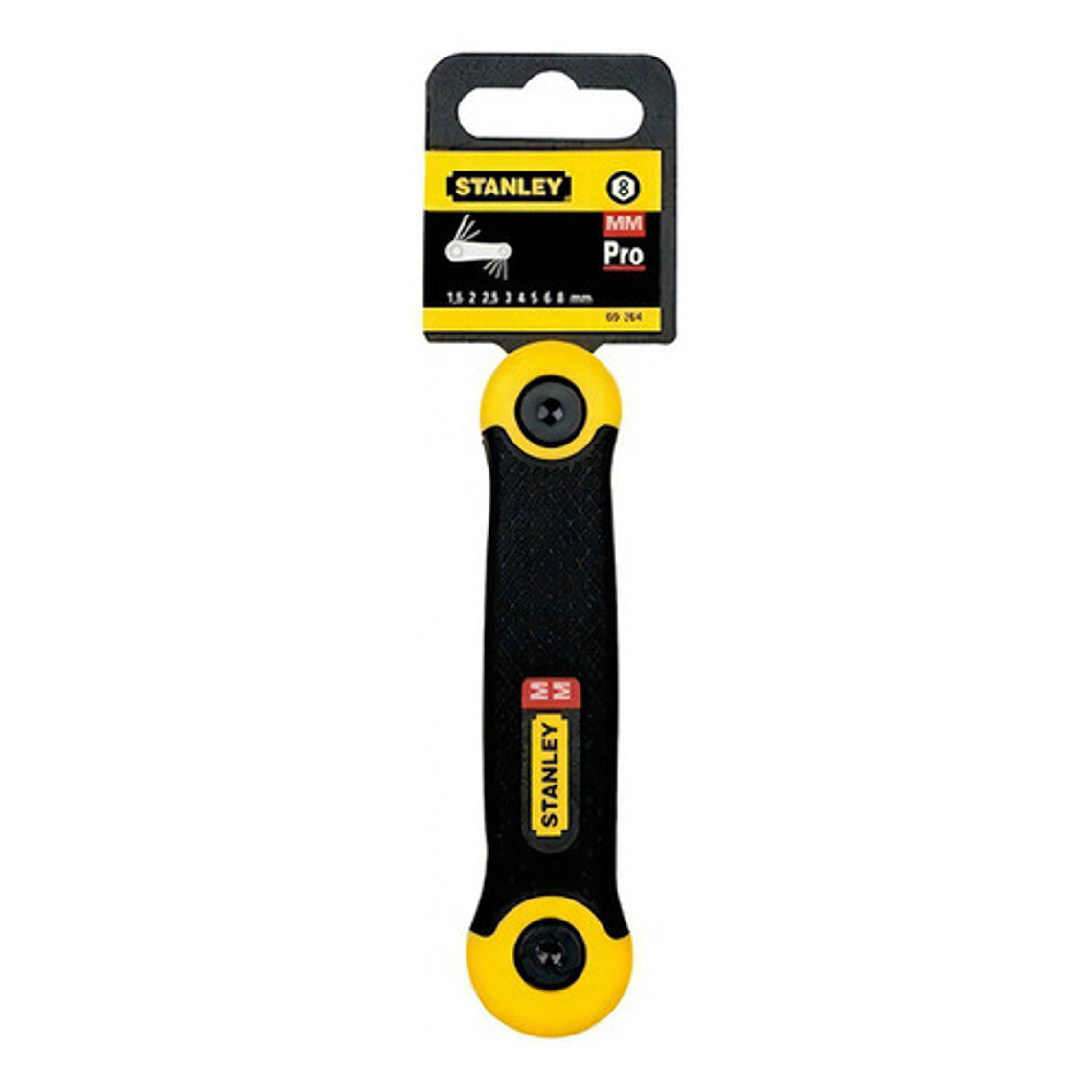 Juego de Llaves Hexagonales Torx Stanley 69-266, Set de 8 Piezas de Acero Cromo-Vanadio 1