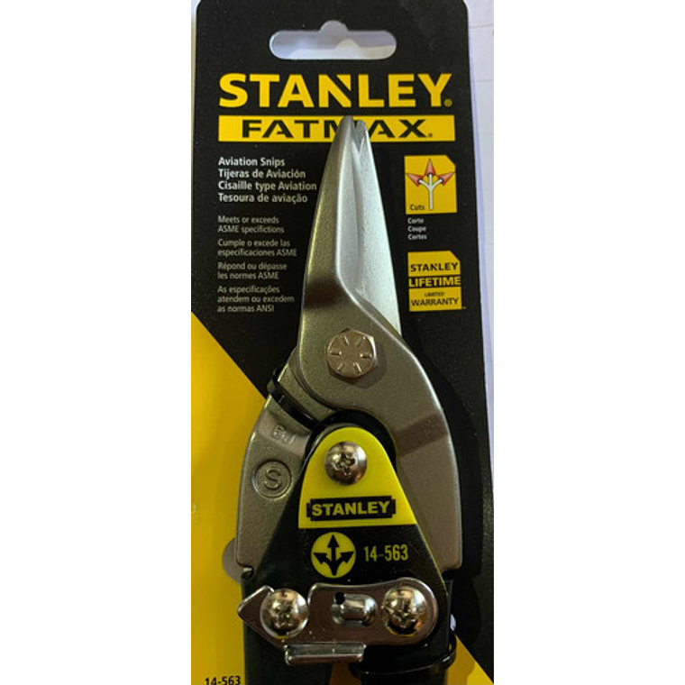 Tijera para Cortar Latas Stanley Aviación 10
