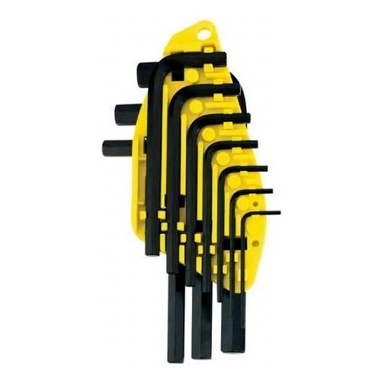 Set de 10 Llaves Allen Hexagonales Stanley 69-253 - Acero Resistente 7