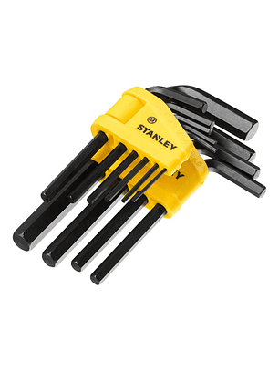 Set de 10 Llaves Allen Hexagonales Stanley 69-253 - Precisión y Durabilidad