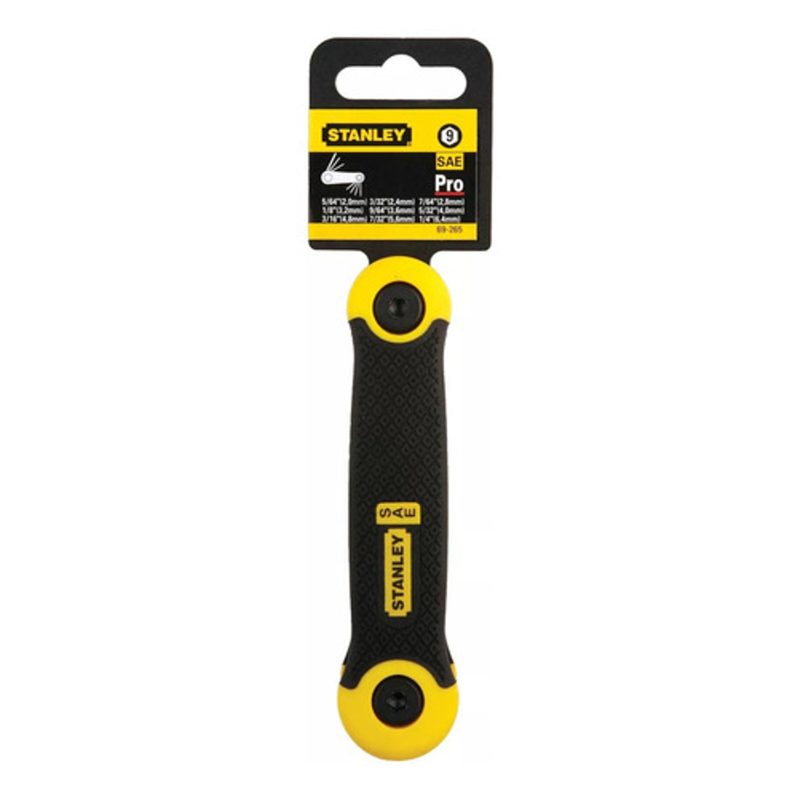Juego Profesional de 9 Llaves Allen Hexagonales Stanley SAE 69-265 3