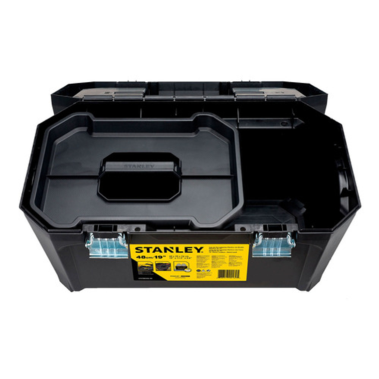 Caja de Herramientas Stanley 17 Litros STST80346-40 19 pulgadas - Resistente y Funcional 3