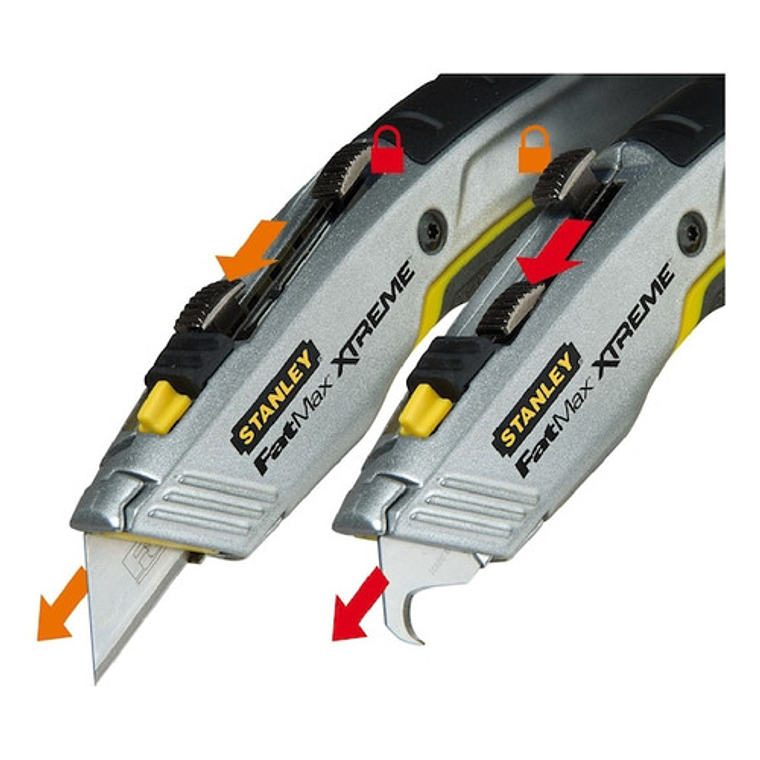 Cuchillo Retráctil Doble Hoja Stanley 10789 - Alta Precisión y Durabilidad 4