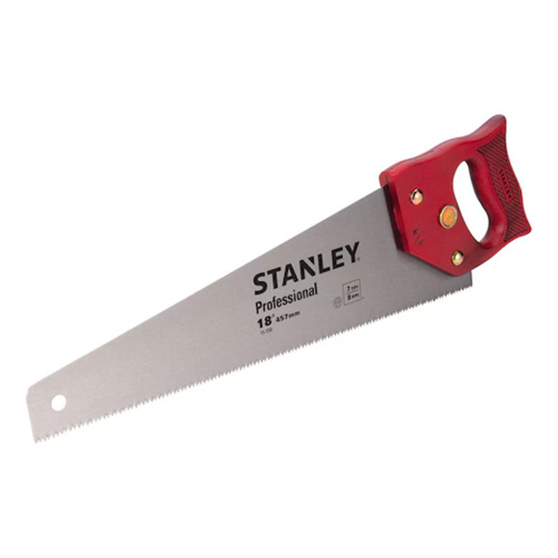 Serrucho Stanley Professional 18 Pulgadas (457 mm) - Corte Preciso y Duradero 2