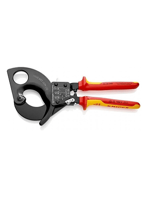 Corta Cables Knipex 11'' Tipo Chicharra 1000V - Herramienta Profesional de Corte Seguro