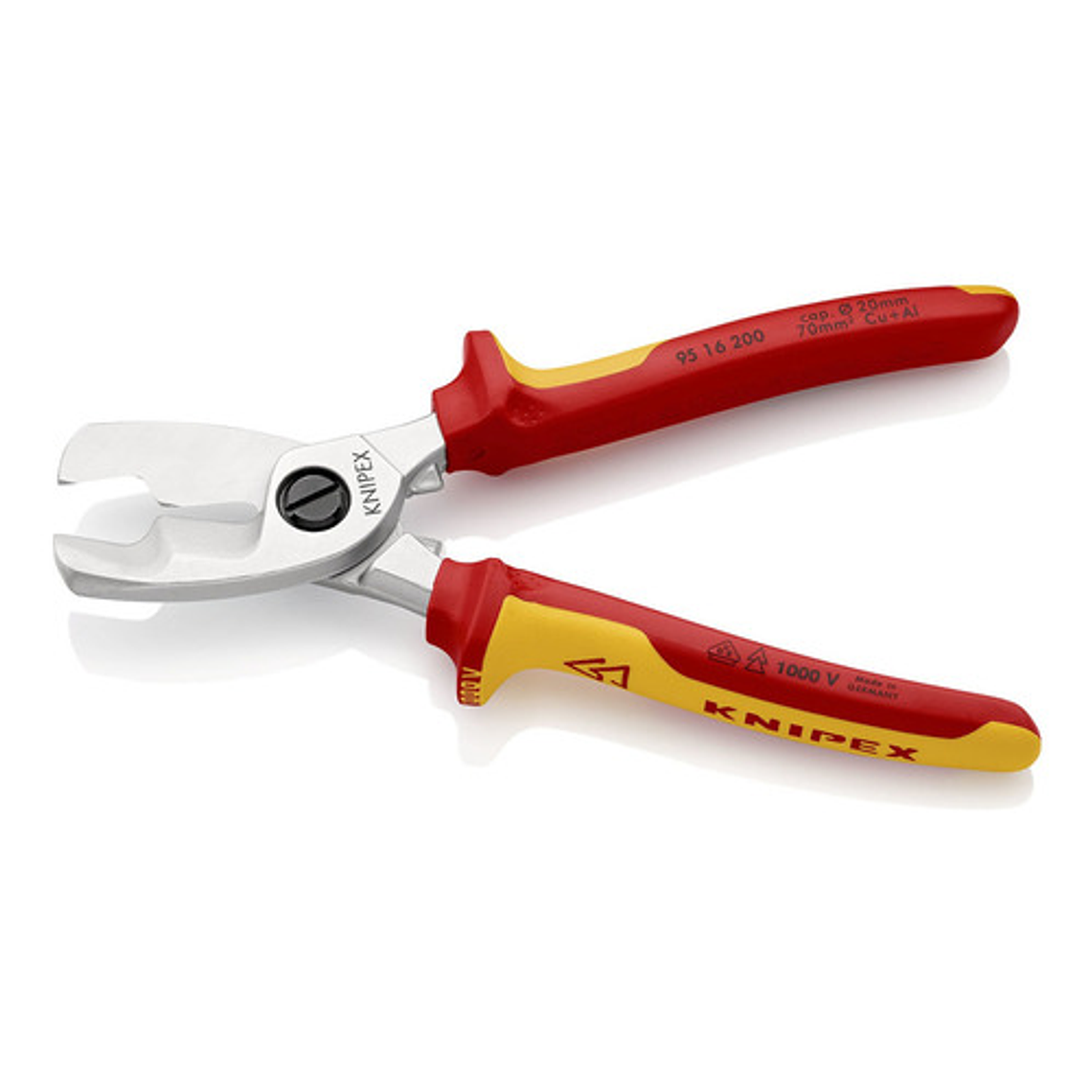 Alicate de Corte Universal Aislado para Electricistas - Knipex 3