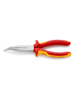 Alicate Punta Curva Aislado Profesional KNIPEX 2626200 - 200 mm