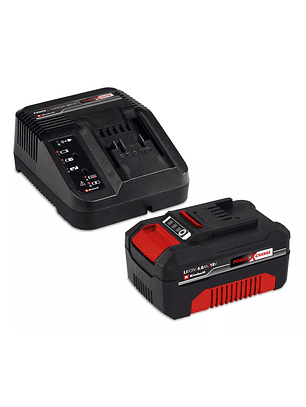 Kit Batería Einhell 4.0 Ah + Cargador Rápido 18V Power X-Change
