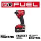 Kit Destornillador de Impacto Milwaukee 2953-22 M18 FUEL 1/4″ con 2 Baterías y Cargador - Miniatura 2