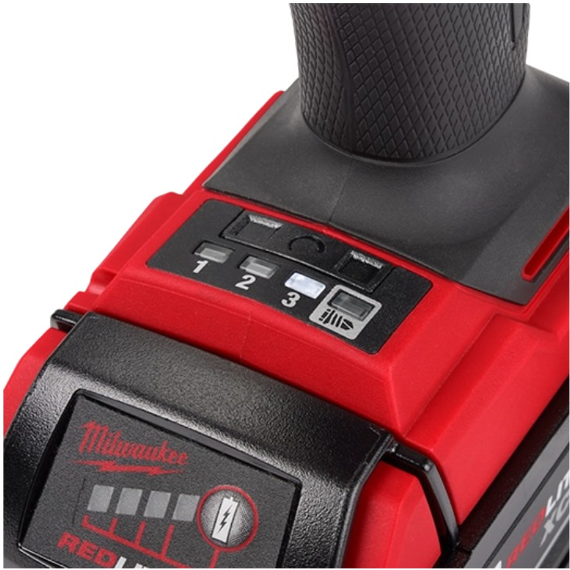 Kit Destornillador de Impacto Milwaukee 2953-22 M18 FUEL 1/4″ con 2 Baterías y Cargador 8