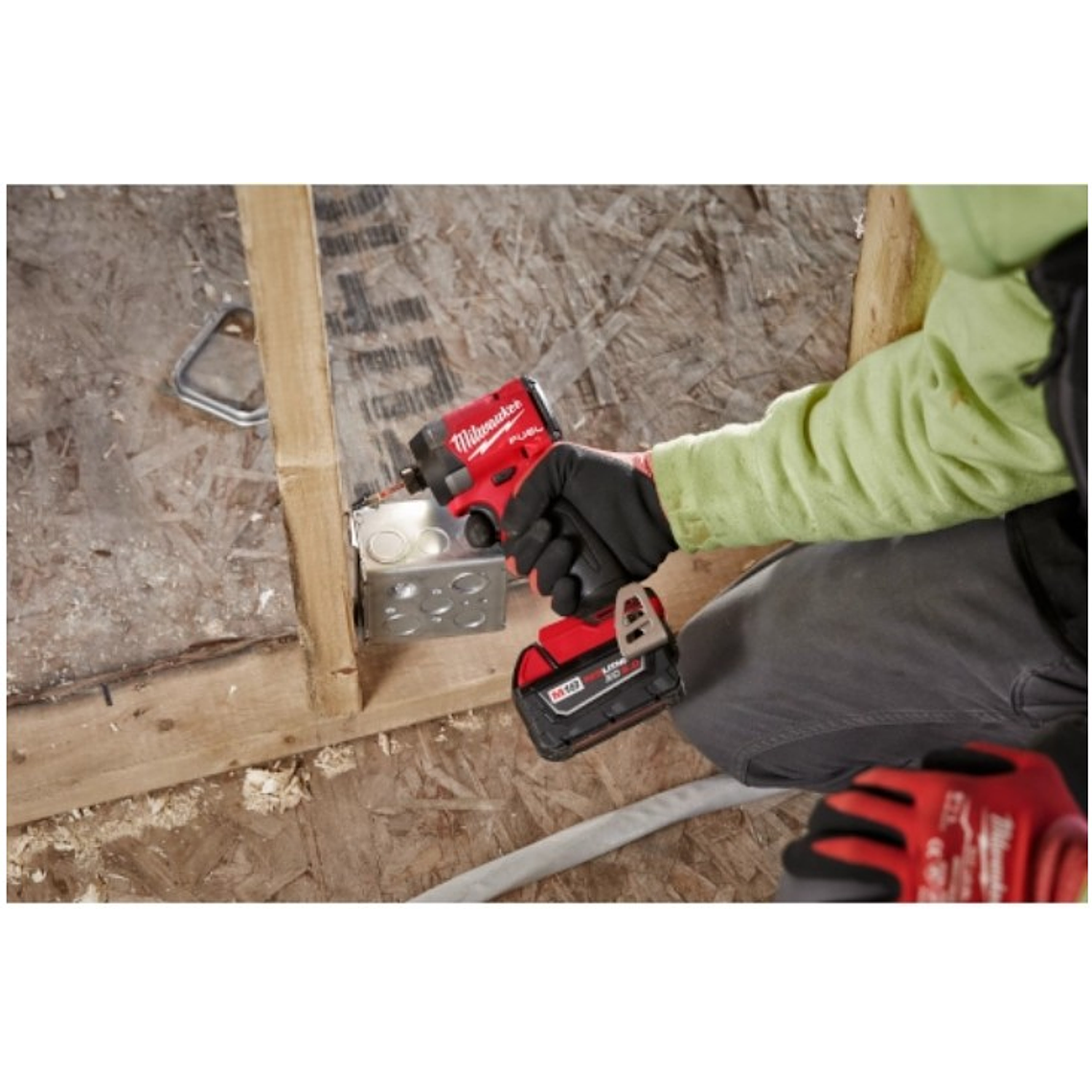 Kit Destornillador de Impacto Milwaukee 2953-22 M18 FUEL 1/4″ con 2 Baterías y Cargador 10