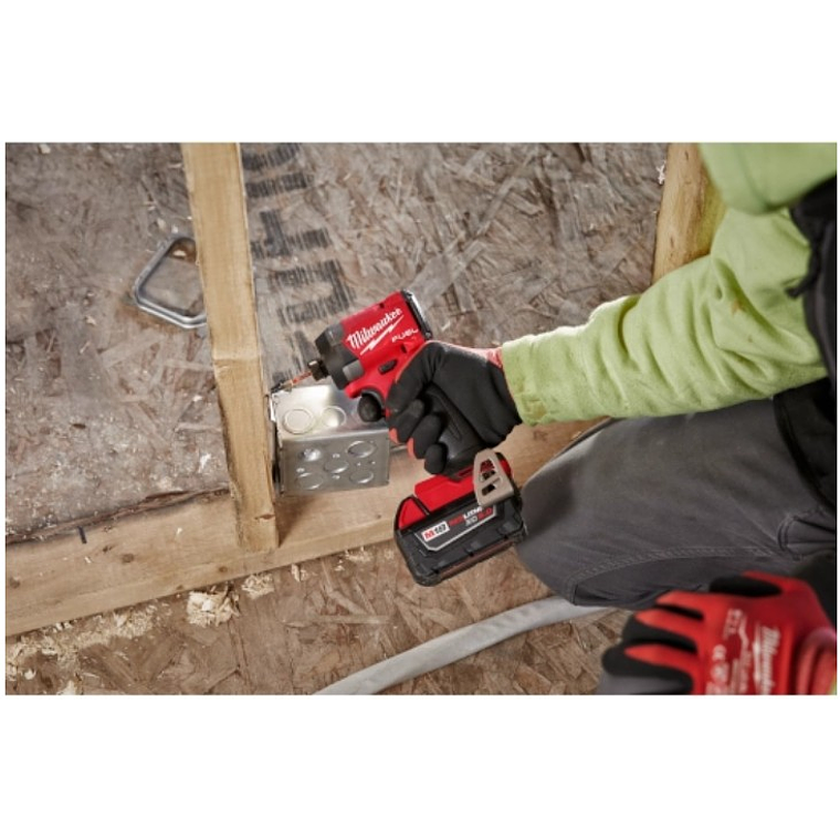 Kit Destornillador de Impacto Milwaukee 2953-22 M18 FUEL 1/4″ con 2 Baterías y Cargador 10