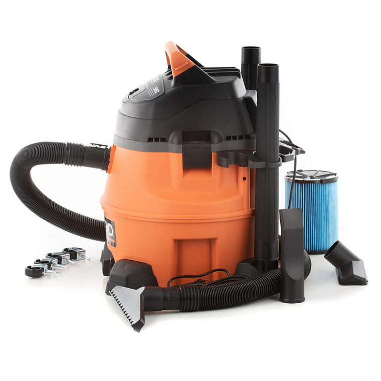 Aspiradora Industrial RIDGID 50898 WD-1455 - 53 Litros - 6 HP - Aspira Polvo, Agua y Sopla 5