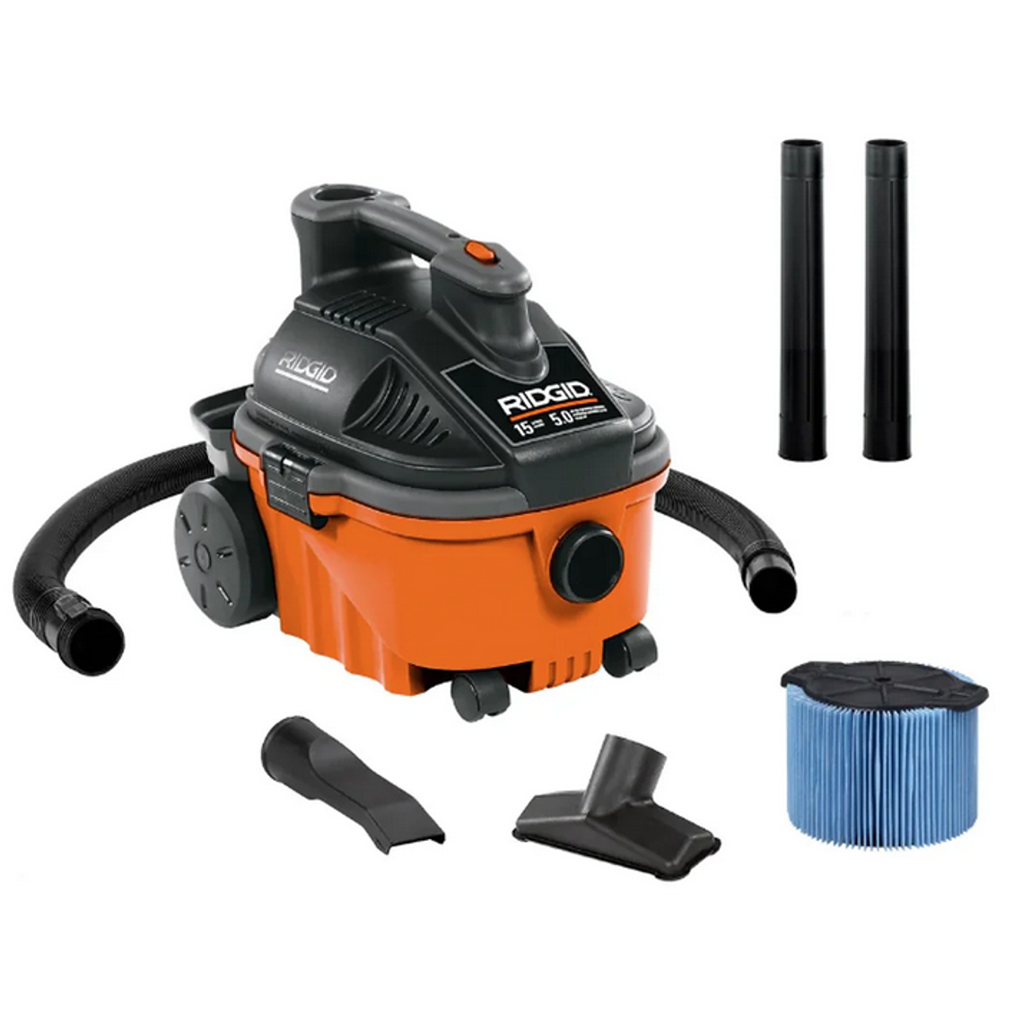 Aspiradora Industrial RIDGID 50883 WD-4075 - 15 Litros - 5 HP - Aspira Polvo, Agua y Sopla 3