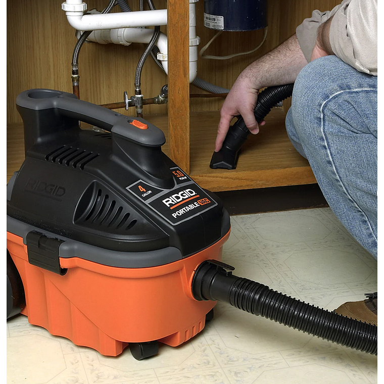 Aspiradora Industrial RIDGID 50883 WD-4075 - 15 Litros - 5 HP - Aspira Polvo, Agua y Sopla 2