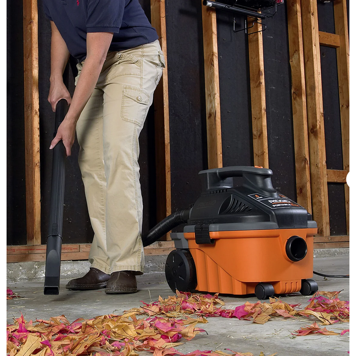 Aspiradora Industrial RIDGID 50883 WD-4075 - 15 Litros - 5 HP - Aspira Polvo, Agua y Sopla 6