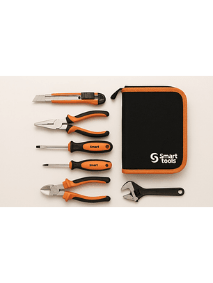 Set de Herramientas para Hogar 7 Piezas con Estuche – Smart Tools