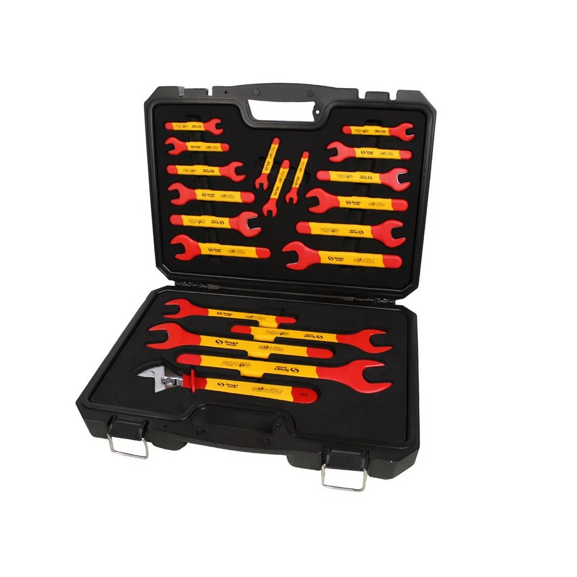 JUEGO DE LLAVES DE PUNTA Y LLAVE FRANCESA DE 20 PIEZAS SMART TOOLS 1