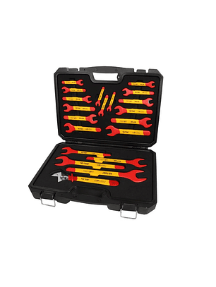 JUEGO DE LLAVES DE PUNTA Y LLAVE FRANCESA DE 20 PIEZAS SMART TOOLS