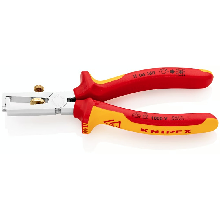 Alicate Pelacables KNIPEX 11 06 160 Aislado 1000V 2