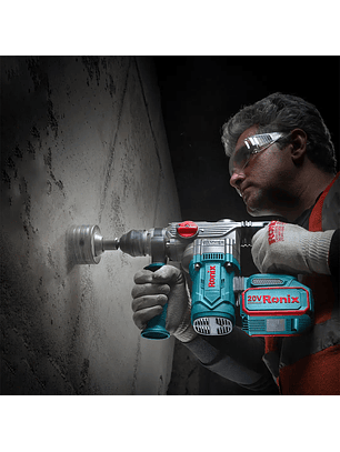 Rotomartillo Inalámbrico Ronix 8679 20V Brushless 3.5J Con Baterías y Cargador