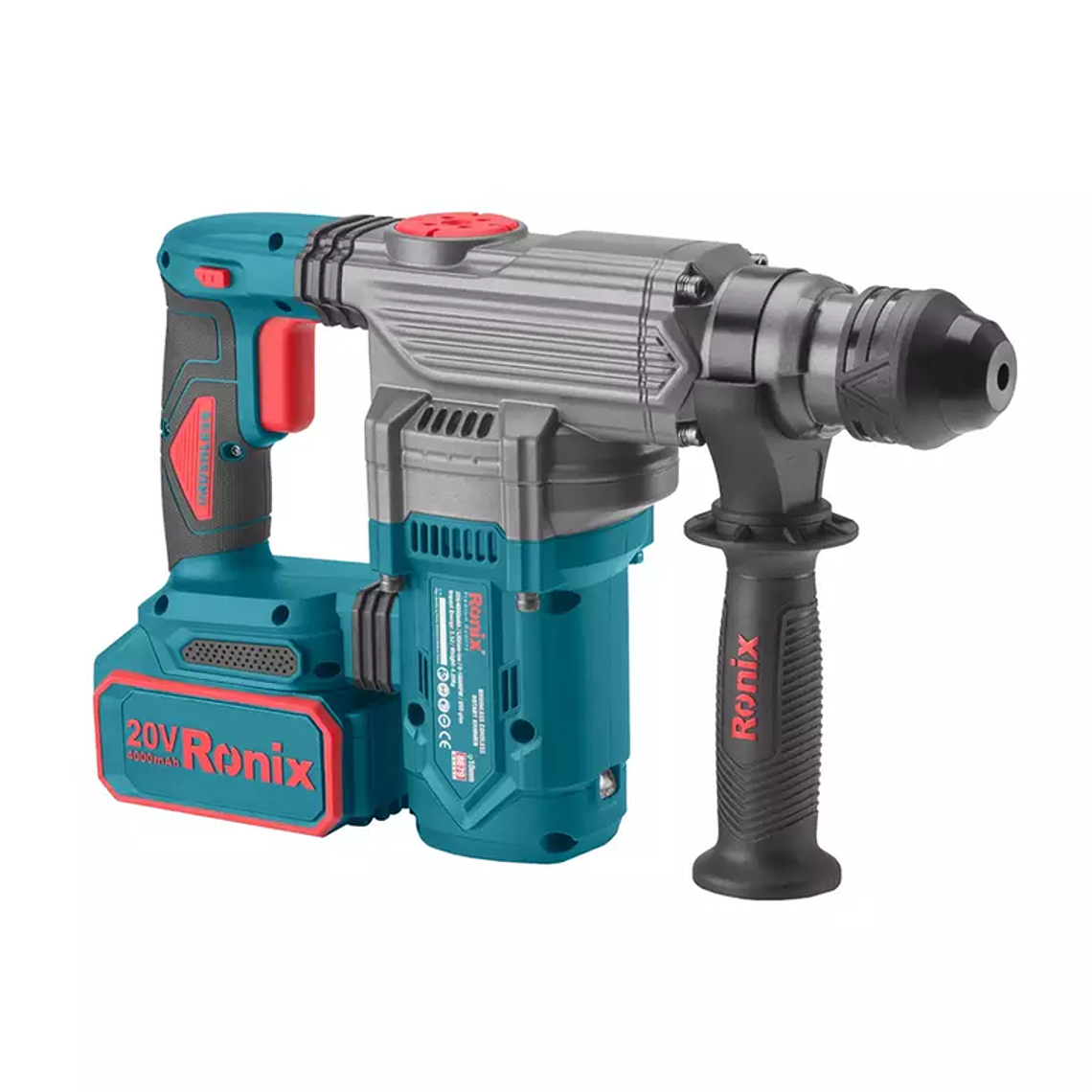 Rotomartillo Inalámbrico Ronix 8679 20V Brushless 3.5J Con Baterías y Cargador 5