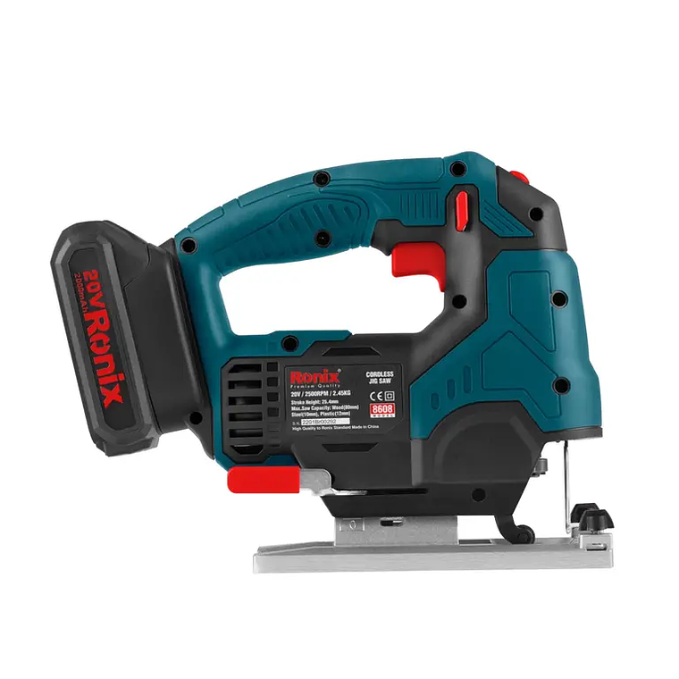 Sierra Caladora Inalámbrica Ronix 8608 20V Batería Incluida 3