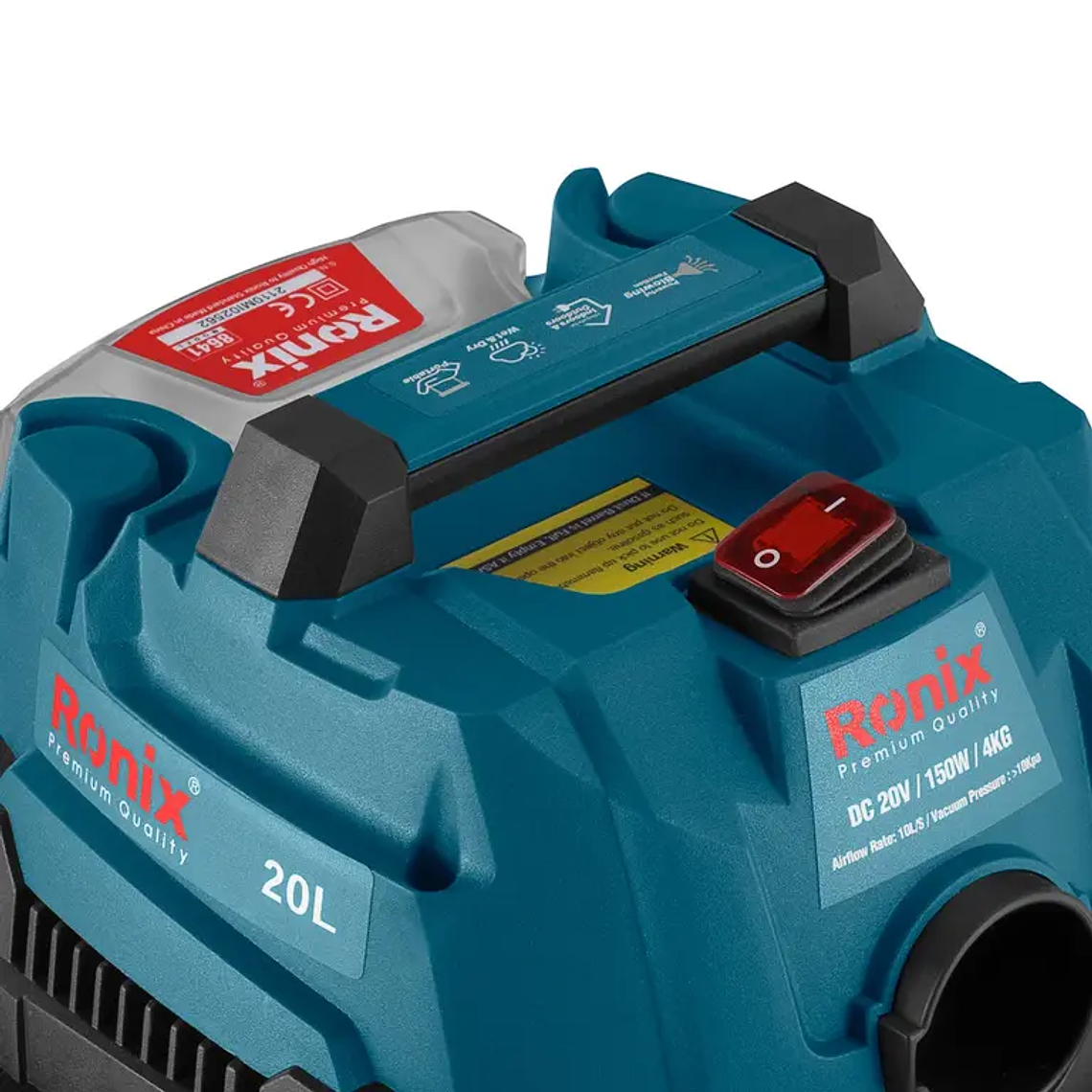 Aspiradora Inalámbrica Ronix 20 L 20V | Seco y Húmedo 8