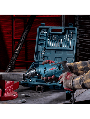 Set Taladro Percutor Ronix 29 Piezas – RS‑0007 (750 W)