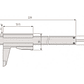 Pie de Metro 6' Mitutoyo 531-128 – 150 mm – Vernier Mecánico - Miniatura 2