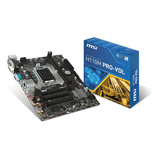 Msi H110m Pro-vdl Core I3-7100 8gb Ddr4 1