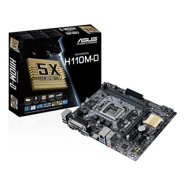 Kit Placa Madre Asus H110m-d Core I5 Sexta 8gb Ddr4 1