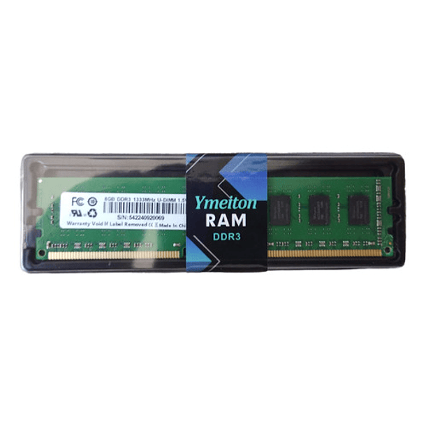 Memoria Ram Ymeiton Ddr3 8gb 1333mhz U-dimm Verde 5