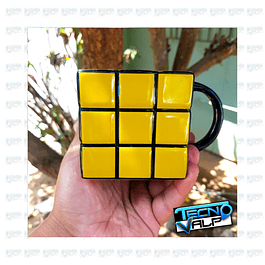 Tazon mug cubo rubik 3d